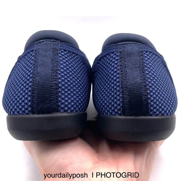 Clarks blue knit Carly Charm washable stretch loafer flats US 6.5 - Picture 6 of 15